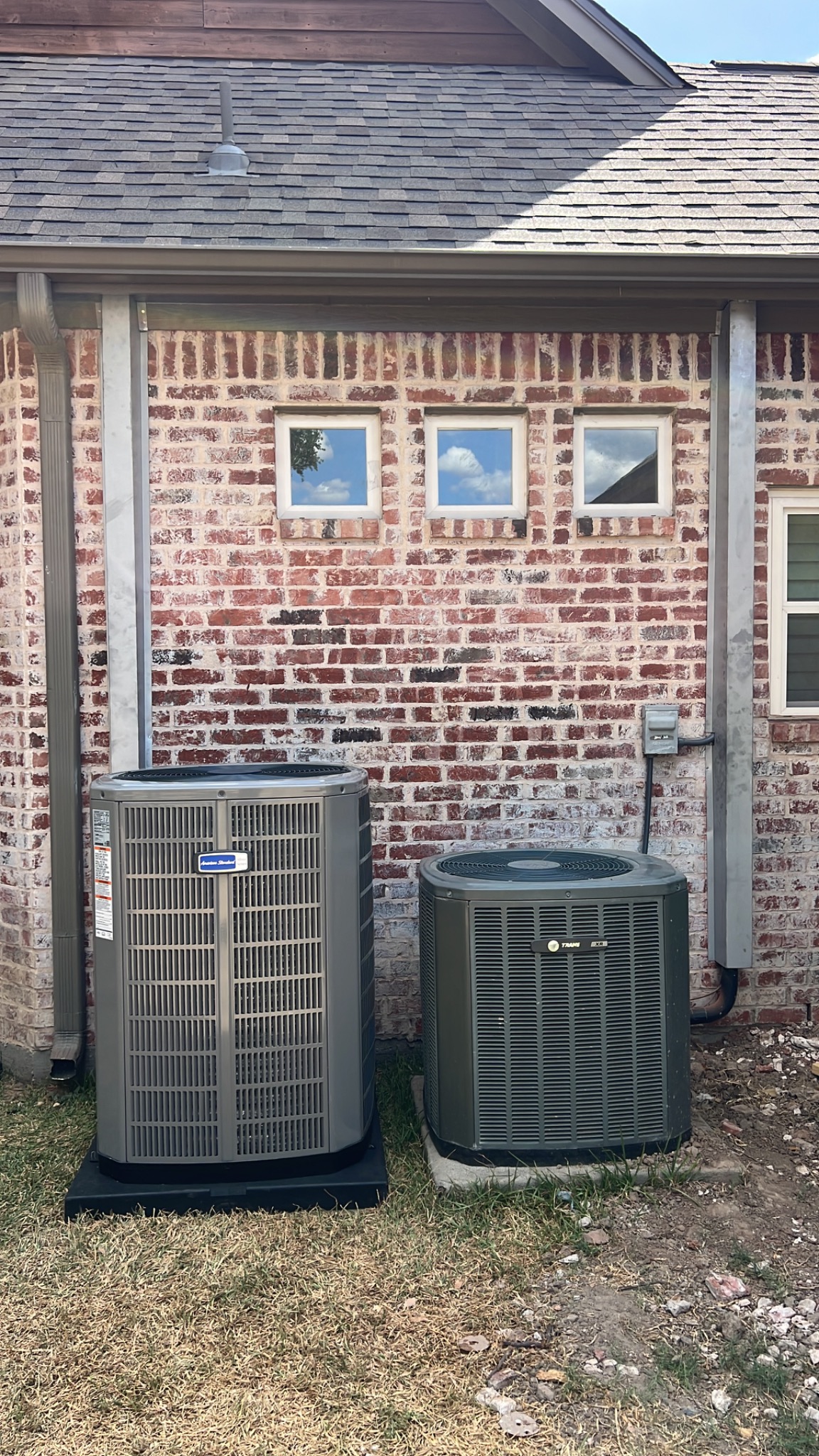 American Standard condenser replacement beside existing system
